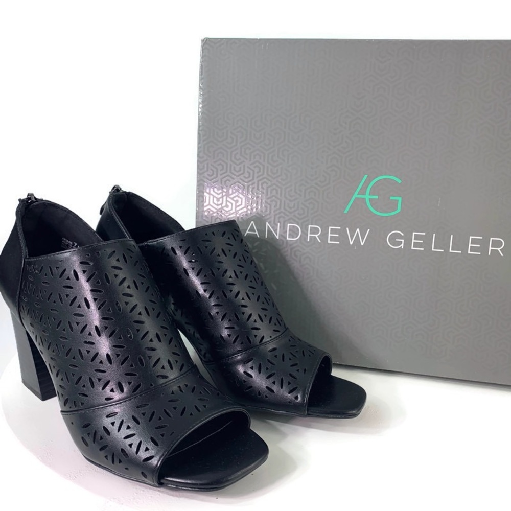 Andrew Geller‎ Chase Open Toe Heels Size 7M